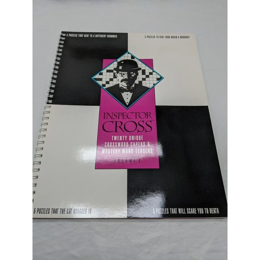 Inspector Cross Crossword Capers And Mystery Word Teasers Volume 2